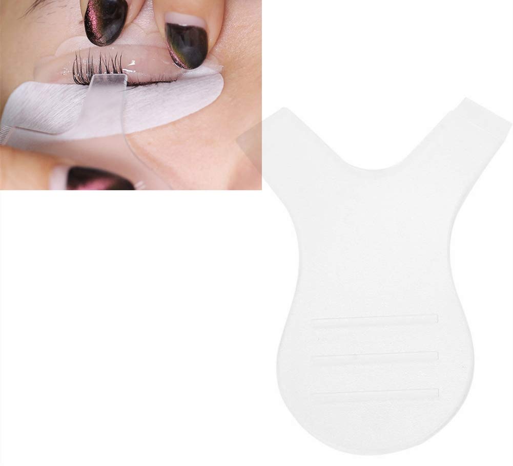 10Pcs Eyelash Extension Grafting Brush, Y Shape Silicone Perming Curler Comb, Makeup Beauty Tool