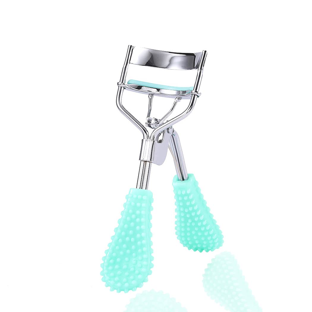 Uranian Beauty Eyelash Curler Non-Slip Eyelash Curler Tools Mini Eyelash Curlers Makeup Tool For Women And Girls (Green)
