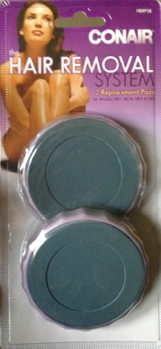 Conair Hair Removal System Replacement Pads For Model Hb1