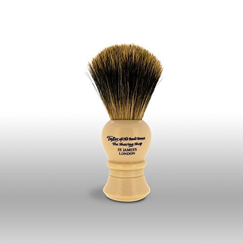 Taylor Of Old Bond Street Traditional Pure Badger Shaving Brush (Medium)
