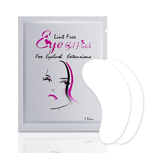 100 Pairs Under Eye Pads, Eyelash Extension Gel Patches Hydrogel Eyes Patches Lint Free Eye Pads For Eyelash Extension Supplies