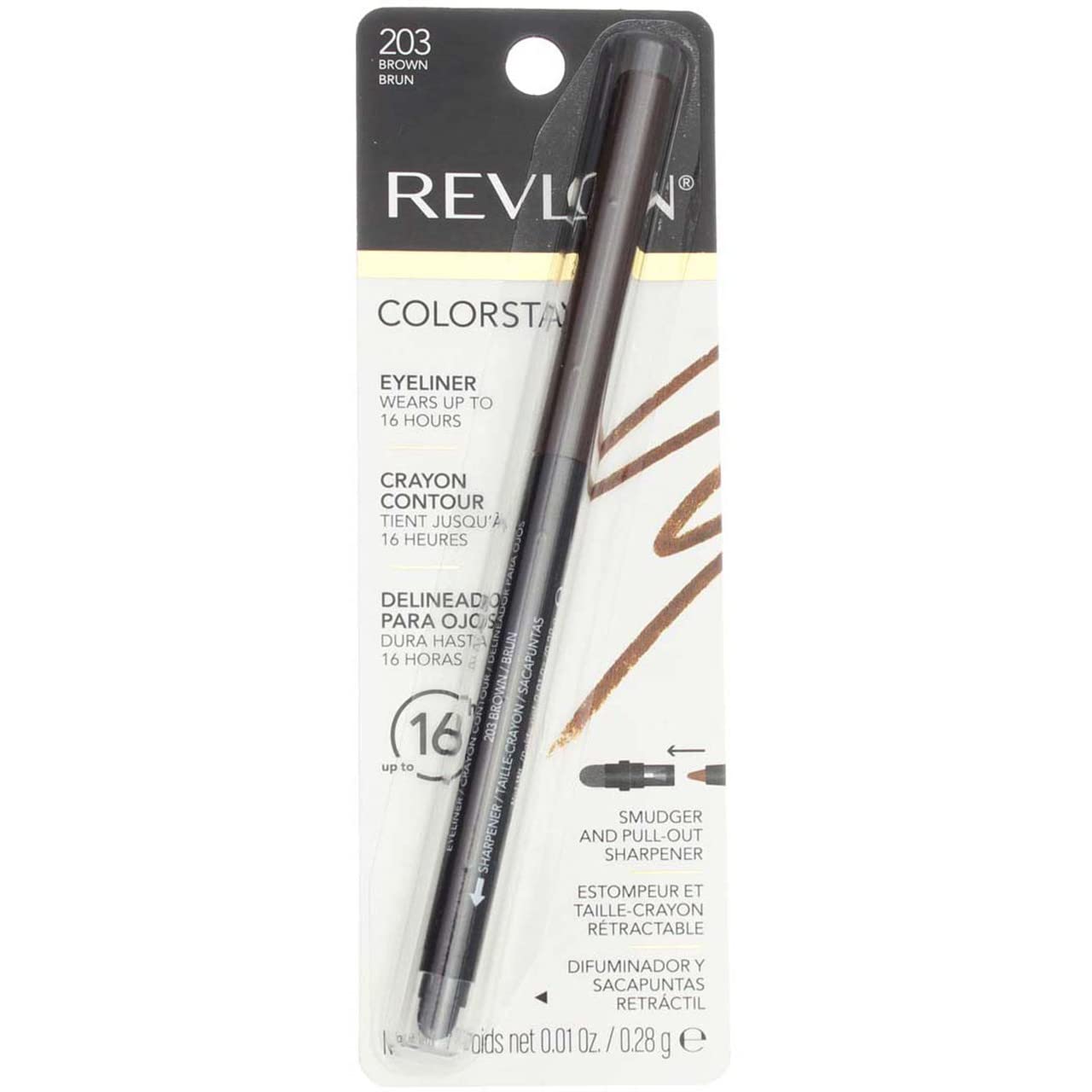 Revlon/Colorstay Eye Liner ( Brown) 0.01 Ounce (.28 Millileter) - Pack Of 1