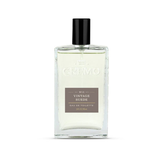Cremo Vintage Suede (Reserve Collection) Cologne Spray, A Combination Of White Moss, Rich Amber, And Smooth Suede, 3.4 Fl Oz