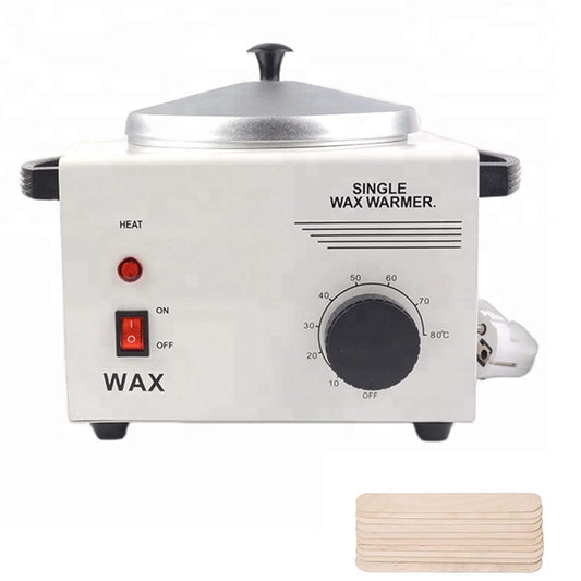 Single Pot Wax Warmer Professional Electric Wax Heater Machine Facial Skin Spa Equipment With Adjustable Temperature Set With Wo