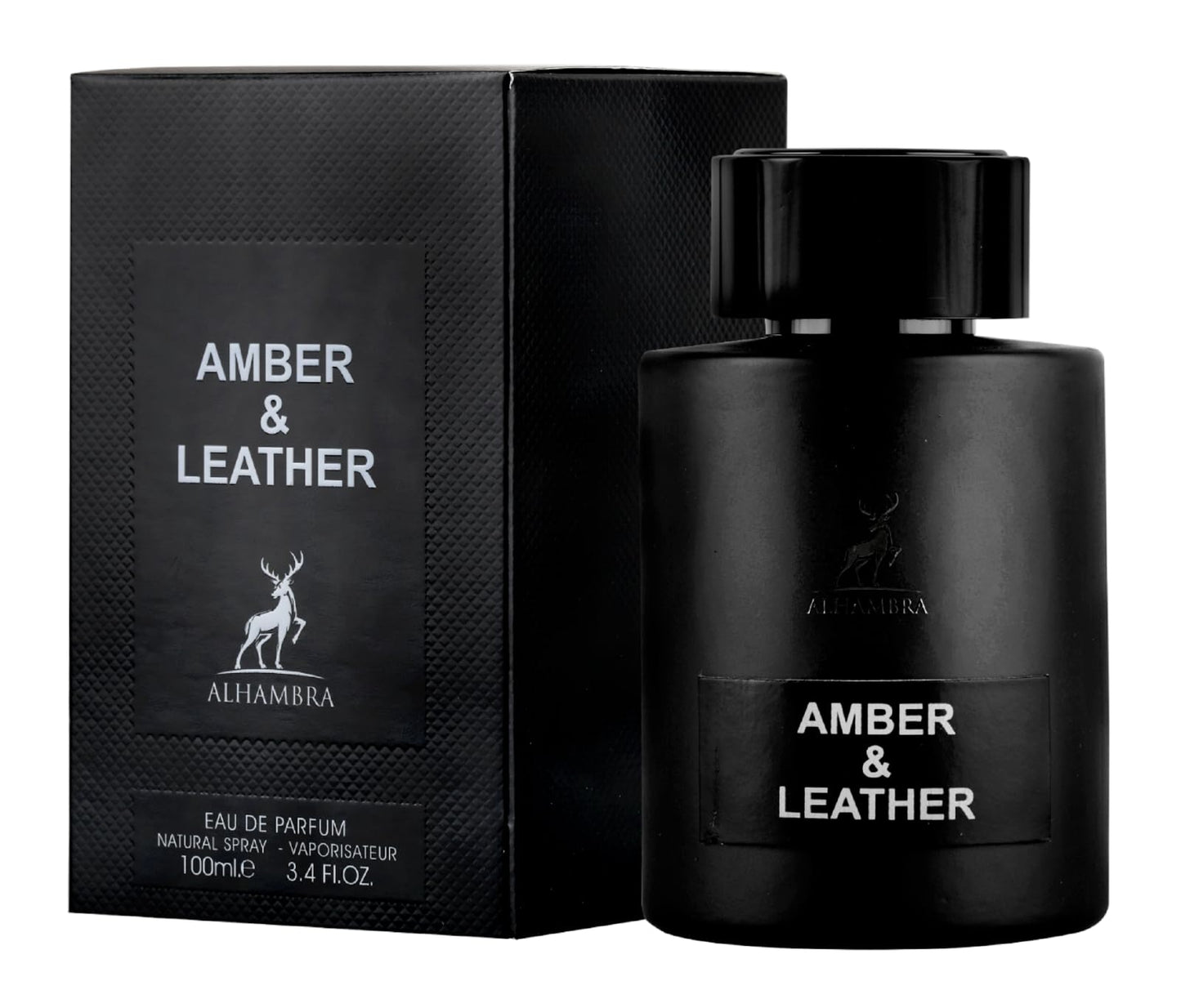 ALHAMBRA AMBER & LEATHER 3.4 EAU DE PARFUM SPRAY FOR MEN