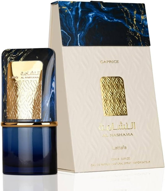 Lattafa Al Nashama Caprice Eau De Parfum Spray For Unisex, 3.4 Ounce