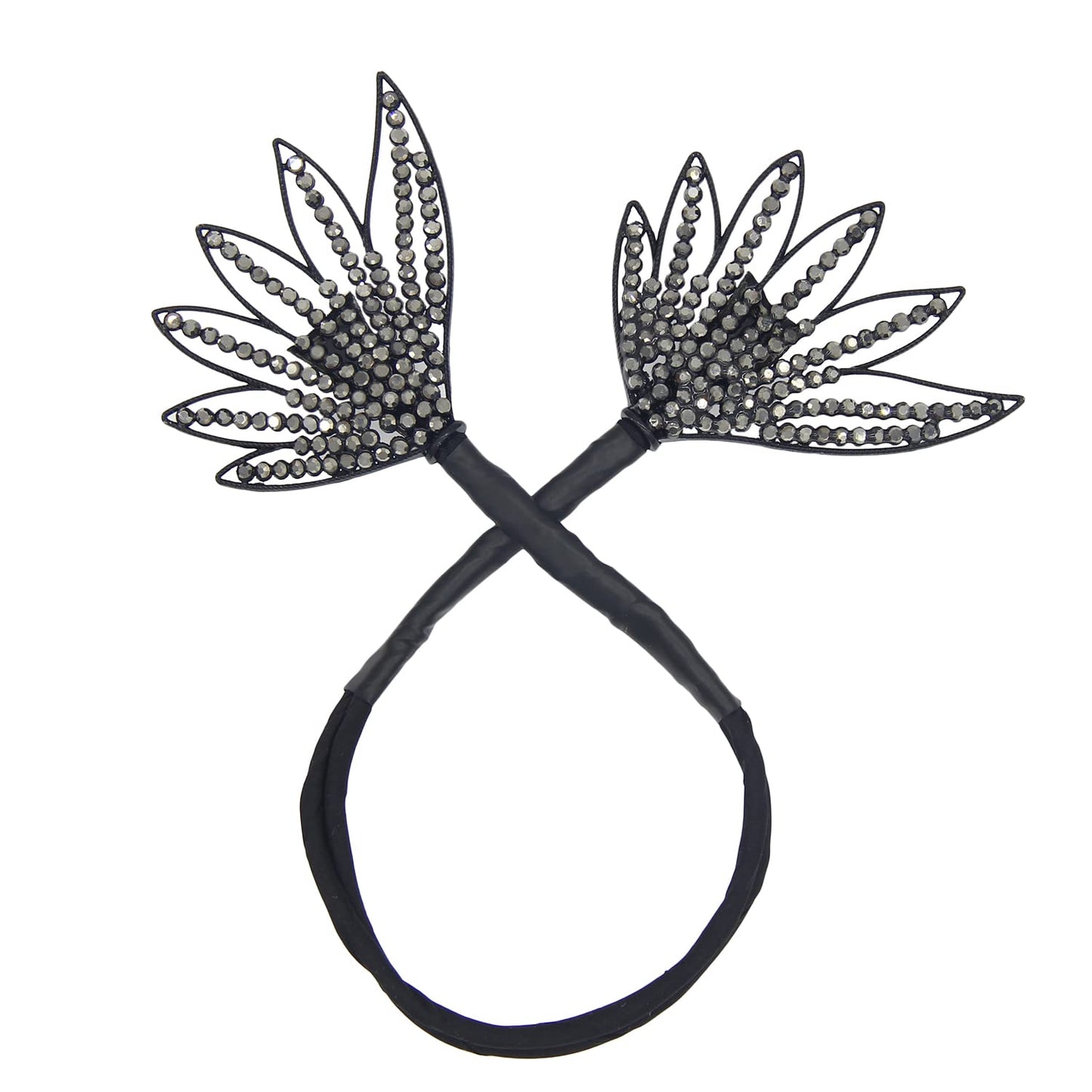 Nasama Hair Bun Magic Hair Styling Deft Bun Elegant Easy Bun Maker Hair Accessories For Women (Black/2)