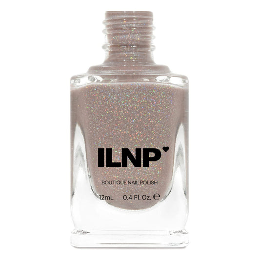 Ilnp Manor House - Taupe Holographic Sheer Jelly Nail Polish