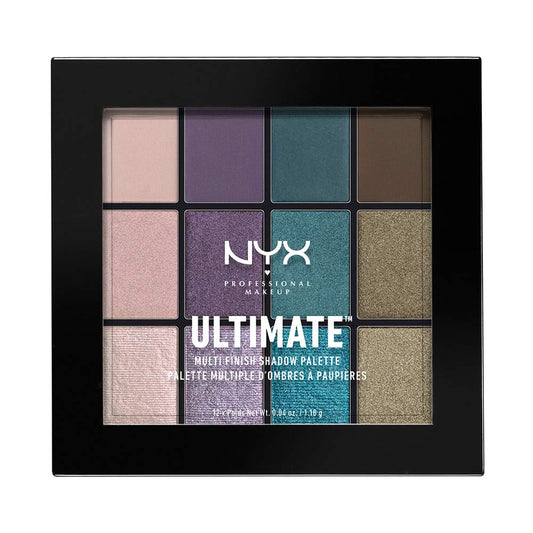 Nyx Professional Makeup Ultimate Multi-Finish Shadow Palette, Eyeshadow Palette - Smoke Screen
