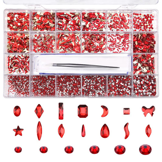10000 Pieces Flatback Rhinestones For Crafts,Nail Gems Gemstones Crystals Jewels,Craft Glass Diamonds Stones Bling Rhinestone Wi
