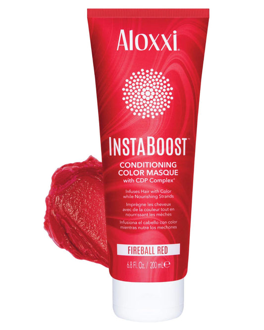 Aloxxi Instaboost Red Color Depositing Conditioner Mask  Instant Temporary Hair Color Dye - Hair Color Masque For Deep Condition