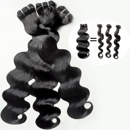 Triippy Raw Human Hair Bundles,Triple Lifespan Than Regular Virgin Hair No.1 Sales Of Raw Hair Bundles, 18 18 18 Inches Cambodia