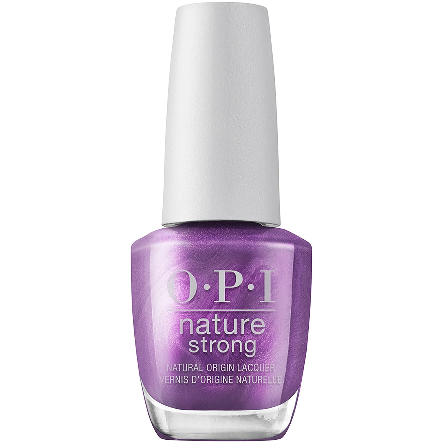 Opi Nature Strong Vegan Nail Polish, Achieve Grapeness, Purple Nail Polish, Natural Origin, Cruelty-Free Nail Lacquer, 0.5 Fl Oz