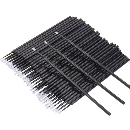 400 Pcs Micro Applicator Brushes Disposable Eyelash Extension Microswab Mascara Wands Brush For Lash Remover Brush Tools Black(H