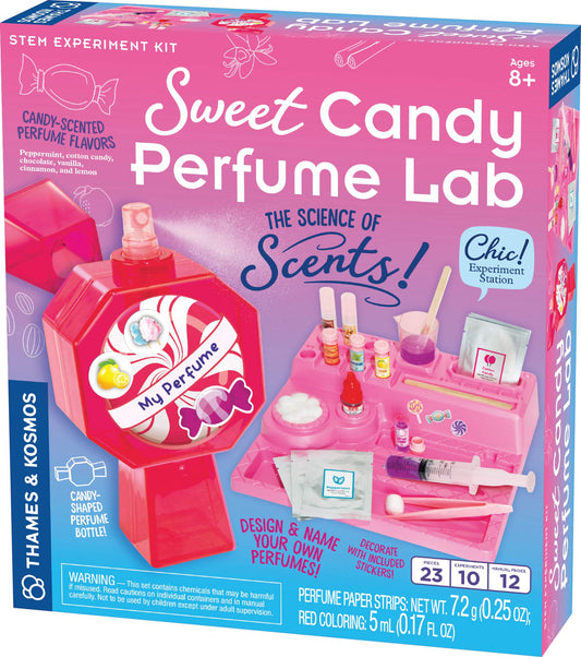 Thames & Kosmos Sweet Candy Perfume Lab Stem Kit | Design & Make Candy-Scented Perfumes! | Explore The Science Of Scents | Inclu