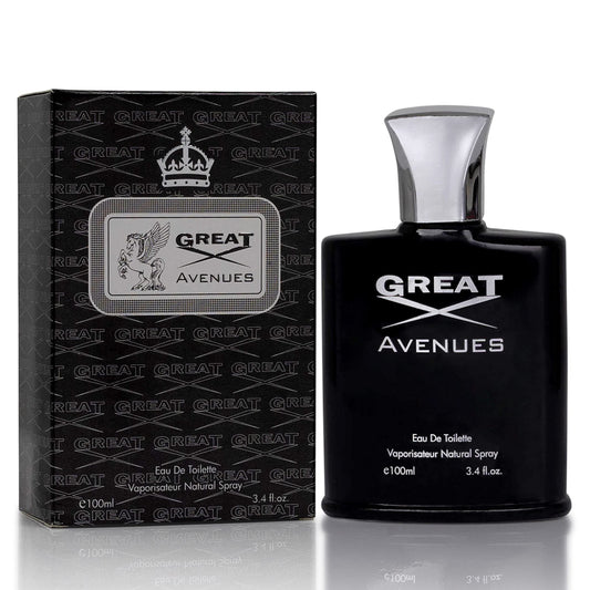 Novoglow Great Avenues For Men - 100Ml Eau De Parfum Spray For Men - Long Lasting Woody Fruity & Smoky Fragrance Smell Fresh All